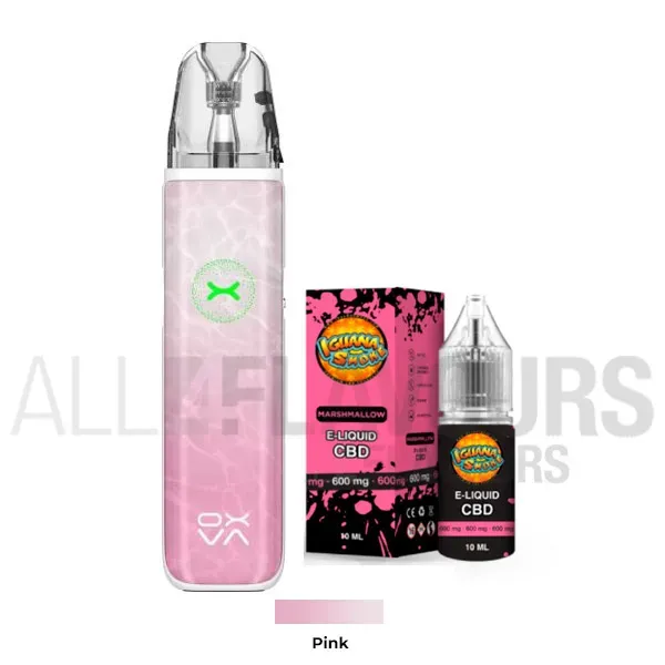Pack Vaper Oxva + Líquido CBD Isolate 600 MG Pink