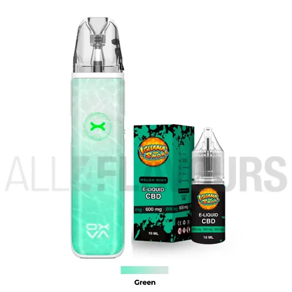 Pack Vaper Oxva + Líquido CBD Isolate 600 MG Green