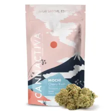 Mochi Cherry Kush CBD Cannactiva packaging