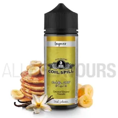 Aroma vapeo layover coil spill 24 ml sabor a pancake con caramelo y plátano