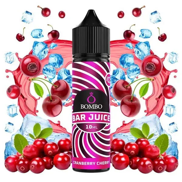 Aroma longfill Cranberry Cherry 10 ml Bombo Bar Juice con sabor a heladas cerezas y arándanos frescos. Aroma longfill Cranberry Cherry 10 ml Bombo Bar Juice con sabor a heladas cerezas y arándanos frescos.