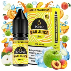 Sales de nicotina Apple Peach Max 10 ml Bombo Bar Juice