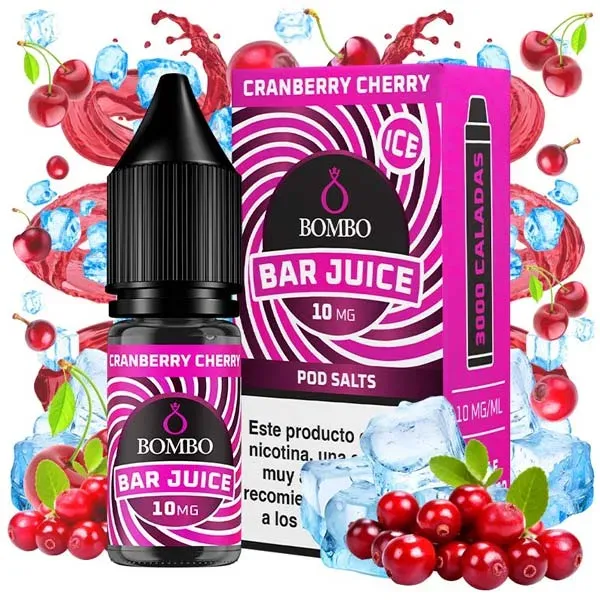 Cranberry Cherry 10 ml Bombo Bar Juice sabor frutal Cranberry Cherry 10 ml Bombo Bar Juice sabor frutal