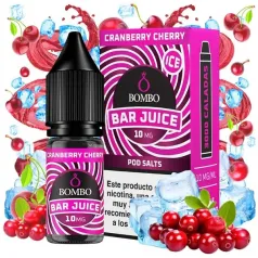 Cranberry Cherry 10 ml Bombo Bar Juice sabor frutal