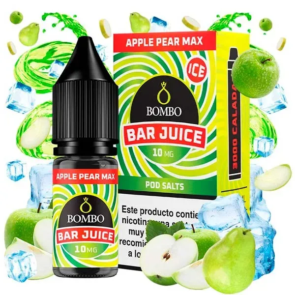 Sales de nicotina Apple Pear Max 10 ml Bombo Bar Juice Sales de nicotina Apple Pear Max 10 ml Bombo Bar Juice
