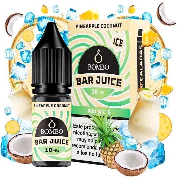 Pineapple Coconut Ice 10 ml Bombo Bar Juice sabor frutal refrescante Pineapple Coconut Ice 10 ml Bombo Bar Juice sabor frutal refrescante