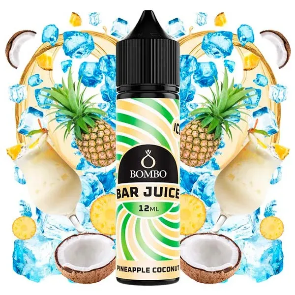 Aroma Longfill Pineapple Coconut Ice 12 ml Bombo Bar Juice sabor tropical Aroma Longfill Pineapple Coconut Ice 12 ml Bombo Bar Juice sabor tropical