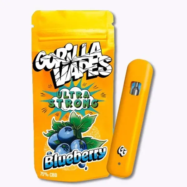 Pod Desechable CBD Ultra Blueberry Gorilla Vapes con 400 caladas