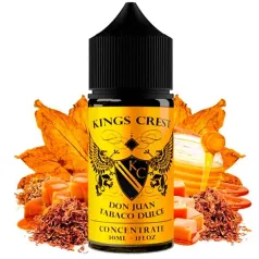 Aroma vapeo 30 ml don juan tabaco dulce de la marca americana Kings Crest