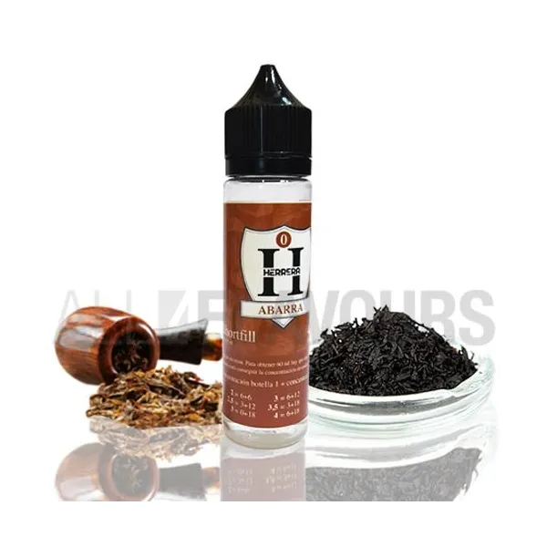 Líquido vapeo sin nicotina Abarra 40 ml Herrera E-liquid con sabor a tabaco