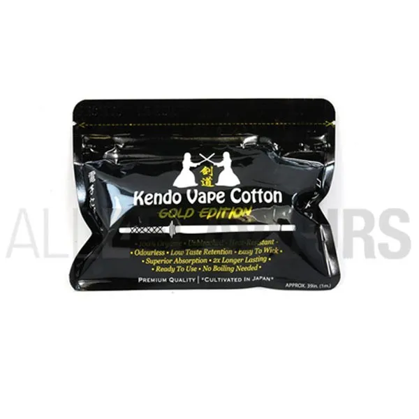 Algodón orgánico Kendo Gold para uso en vaper Algodón orgánico Kendo Gold para uso en vaper