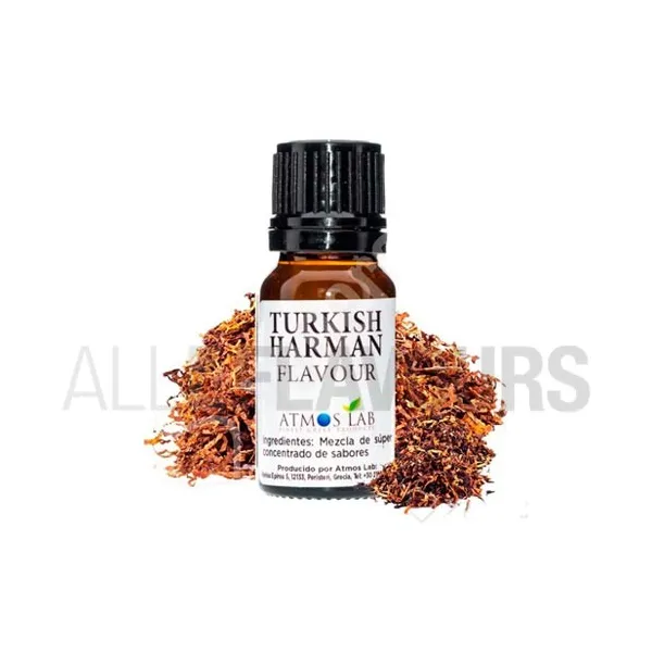 aroma de vapeo Turkish Harman 10 ml Atmos Lab con sabor a tabaco turco