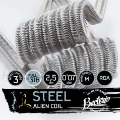 Bacterio Coils Steel Alien Triple Núcleo 0.07Ohm