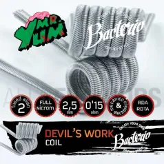 Resistencias Bacterio Coils Devil’s Work 0.15 Ohm