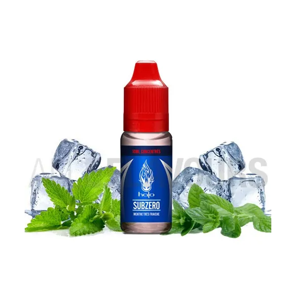 aroma vapeo sabor mentolado intenso Subzero 10 ml Halo