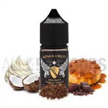 Aroma vapeo 30 ml don juan tabaco dulce de la marca americana Kings Crest