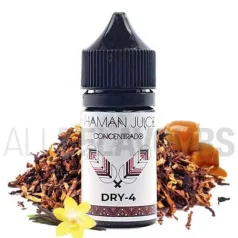 aroma vapeo sin nicotina DRY4 30 ml Shaman Juice sabor a tabaco con vainilla