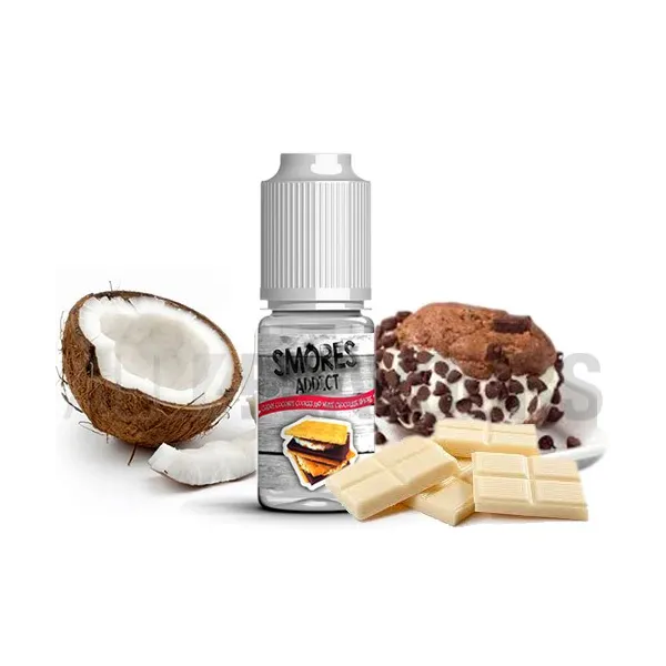 aroma vapeo con sabor dulce sin nicotina Chewy Coconut Cookie 10 ml Smores Addict
