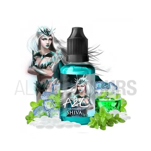 aroma vapeo sin nicotina shiva sweet 30 ml marca A&L sabor frutal fresco