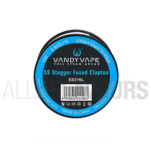 Hilo Resistivo SS Stagger Fused Clapton Vandy Vape
