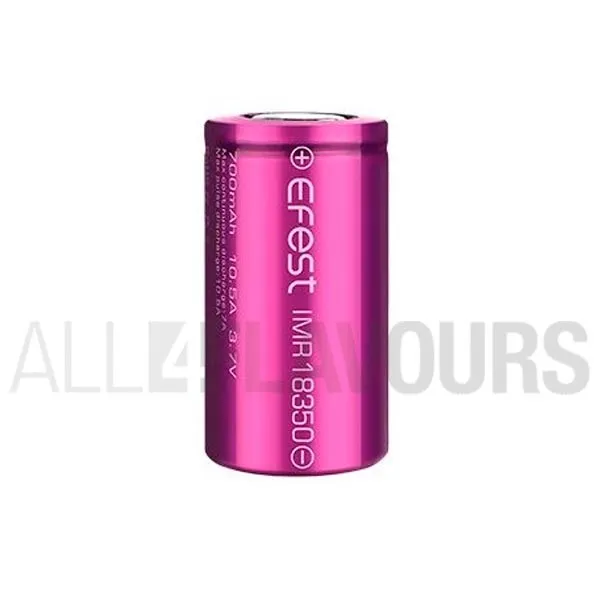 Comprar Batería Efest  IMR 18350 10.5A 700MAH | All4flavours