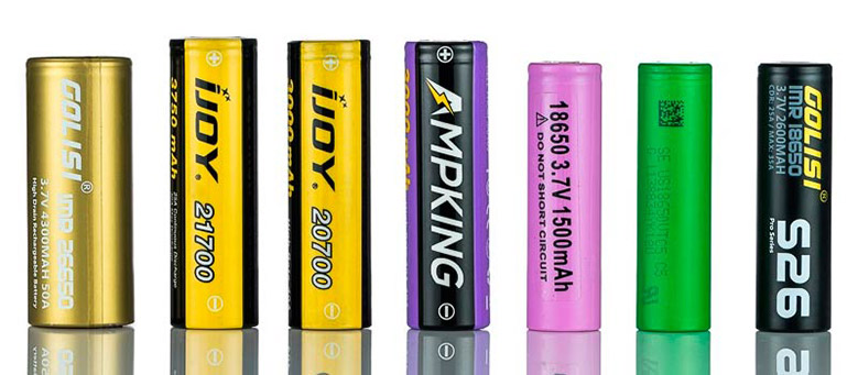 Baterías vaper 18650