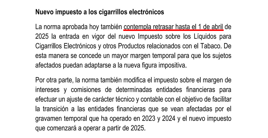 Retraso impuesto