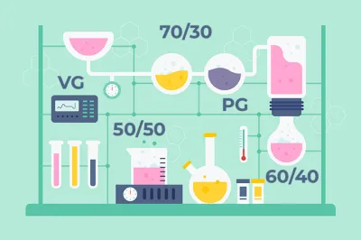 70/30 y 50/50 en líquidos de vapeo: cómo entender estas proporciones