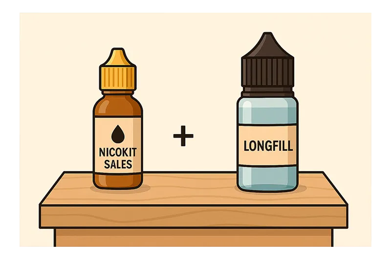 ¿Se pueden mezclar sales de nicotina en un longfill?